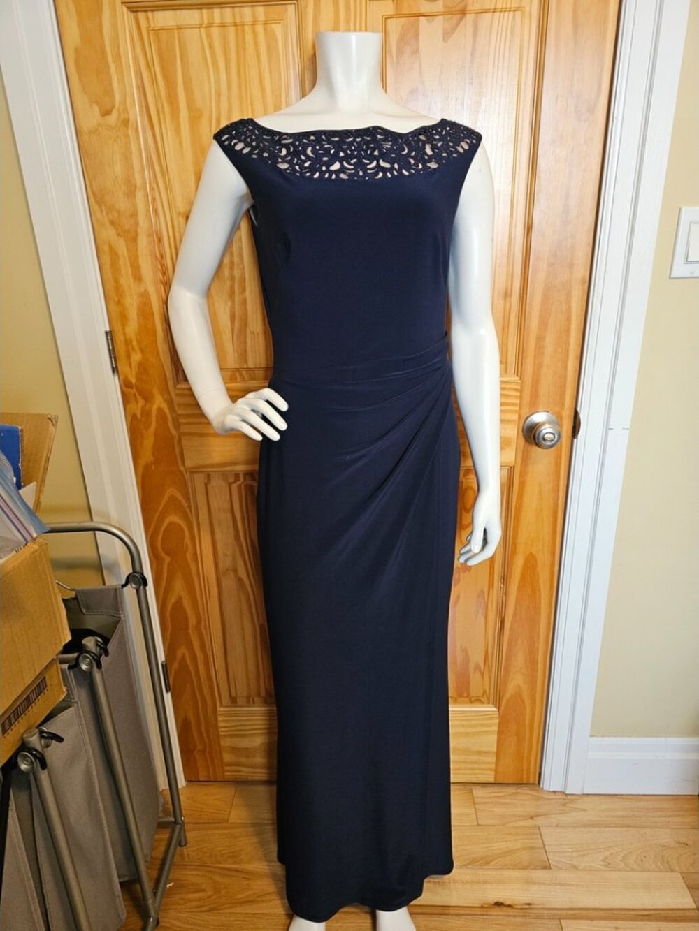 💙 46. Lauren Ralph Lauren Evening Size 6 Navy Dress